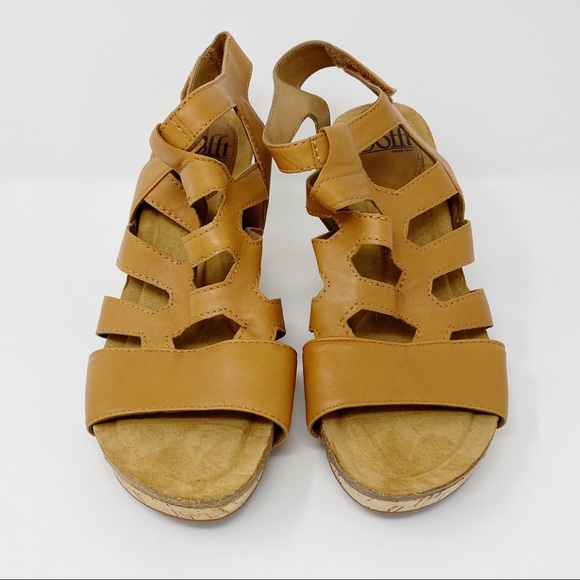 NEW Sofft Chamblee Leather Wedge Sandal - Picture 3 of 8